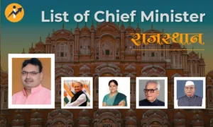 List of CM of Rajasthan